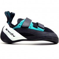 EVOLV Unisex Geshido Black/Teal/White Climbing Shoes (66-0000062110)