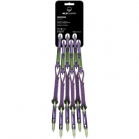 WILD COUNTRY Session 6x12cm Purple/Green Quickdraw Set (40-0000002003-SET)