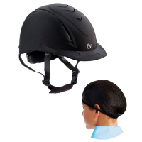 OVATION Deluxe Schooler Helmet with 2 Hair Nets