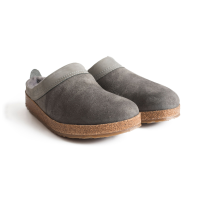 HAFLINGER Women's Snowbird Arch Support Shearling Leather Clogs