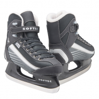 JACKSON ULTIMA Mens Softec Sport Black Ice Skates (ST6102-BK)