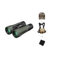 VORTEX Diamondback HD Binocular w/ GlassPak Harness Case, Multicam Camo Cap and Microfiber Cleaning Cloth
