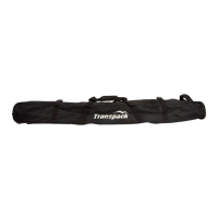 TRANSPACK Rolling Convertible Black Double Ski Bag (3378-01)