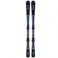 HEAD Unisex Shape V2 AMT-PR Dark Blue/White Skis with PR 11 GW Dark Blue Binding