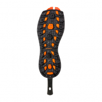 KORKERS Unisex All Terrain Studded Rubber Lug Black/Orange Sole (OA3025)