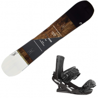 HEAD Daymaker Snowboard with FX One LYT Brown Snowboard Binding