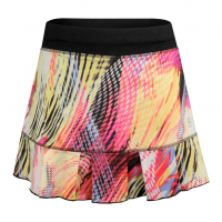 SOFIBELLA Women's UV Colors 14in Pop Stroke Tennis Skort (7016-PSE)