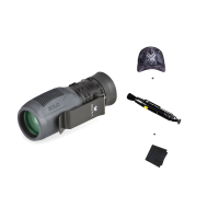VORTEX Solo 8x36mm R/T Monocular with Lens Cleaning Pen, Logo Black Camo Hat and Microfiber Cleaning Cloth