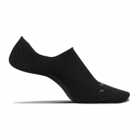 FEETURES Womens Everyday No Show Black Socks (LW75348)