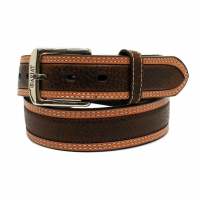 ARIAT ACCESSORIES Men's Diesel Brown Rowdy Leather Belt (A10004305)