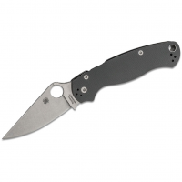 SPYDERCO Para Military 2 3.47in G-10 Dark Gray Folding Knife (C81GPDGY2)