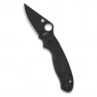 SPYDERCO Para 3 Lightweight 2.92in Black Blade Knife (C223PBBK)