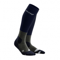CEP Women's Hiking Peacoat/Grey Merino Tall Compression Socks (WP20G4)