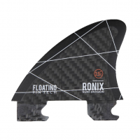 RONIX 2.5in Floating Fin-S 2.0 Tool-Less Fiberglass Charcoal Left Surf Fin (219102)