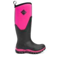 MUCK BOOT COMPANY Womens Arctic Sport II Tall Black/Pink Winter Boot (AS2T-400-PNC)
