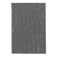 VIKTOS Moralphabet OSFA Hook and Loop Letters