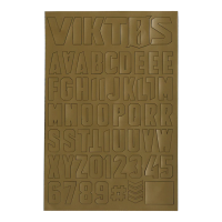 VIKTOS Moralphabet OSFA Hook and Loop Letters