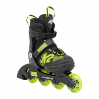 K2 SKATE Raider Black and Limie Inline Skates (I220200101)