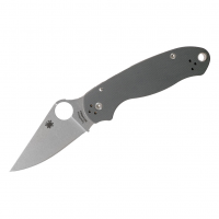 SPYDERCO Para 3 2.95in G-10 Maxamet Dark Gray Folding Knife (C223GPDGY)