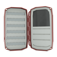 UMPQUA UPG Silicone Weekender Mini Claret Fly Box (30086)