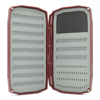 UMPQUA UPG Silicone Weekender Large Claret Fly Box (30085)