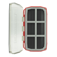 UMPQUA UPG Foam Magneto Large Red Fly Box (30065)