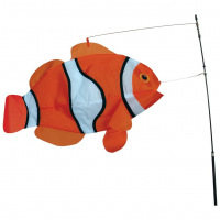 PREMIER KITES Swimming Clown Fish 23in Wind Spinner (26502)