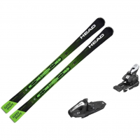 HEAD Unisex Supershape e-Magnum SW SF-PR Black/Green Skis With PRD 12 GW BR.85[F] Bindings