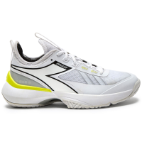 DIADORA Women's Finale W AG White/Silver/Evening Primrose Tennis Shoe (101.179358D0624)