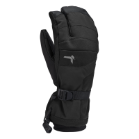 KOMBI Women's Storm Cuff 3-Finger Black Gloves (2/1604-BLACK)