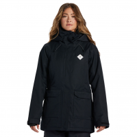 DC Women's Phoenix Parka Black Technical Snow Jacket (ADJTJ03037-KVJ0)