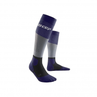 CEP Men's Max Cushion Grey/Purple Hiking Socks (WP30NM)