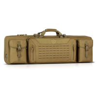 SAVIOR EQUIPMENT Camo Urban Warfare Double Rifle Bag w/ Backpack Strap