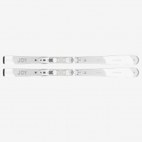 HEAD Women's e.Absolut Joy SLR White Skis with Joy 9 GW SLR Bindings (315683+100918)