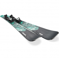 NORDICA Women Wild Belle 74 Gray/White Skis With TP2 Compact 10 FDT Bindings (0A3564SA001)