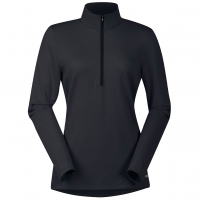 KERRITS Women's Ice Fil Lite Solid Black Long Sleeve Shirt (40423BLK)