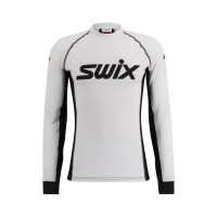 SWIX Men's Triac Dry Breathe Bright White/Black Long Sleeve Shirt (10089-23-00017)