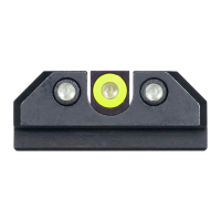 NIGHT FISION Tritium For CZ P-10 C/F Front Ring /U Notch Rear Rings Night Sight Set (CZU-077-007)
