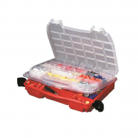 PLANO Molding 5231 Red 14-1/2" x 3-3/8" x 11-3/4" Double Cover Stow N Go Organizer (523101)