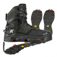 KORKERS River Ops BOA Fishing Boot With Vibram And Studded Vibram Soles