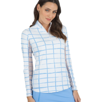 IBKUL Cordova Long Sleeve Mock Neck Top (10495)