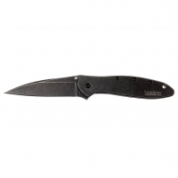 KERSHAW Leek 3in Drop Point Folding Knife (1660BLKW)