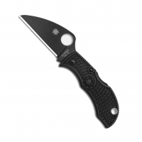 SPYDERCO Manbug Wharncliffe Black Folding Knife (MBKWPBK)