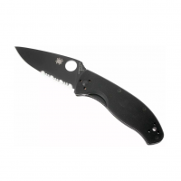 SPYDERCO 3.39in Tenacious Folding Knife (C122GBBKPS)