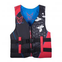 HO Men's Infinite Tall CGA Black/Red X-Large Wakeboard Vest (66020116)