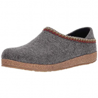 HAFLINGER GZH ZigZag Gray Slipper (714007B-4H)