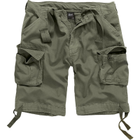 BRANDIT INDIVIDUAL WEAR Men's Utility Black Cargo Shorts (2012-11002)