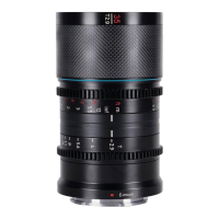 SIRUI Saturn 35mm T2.9 1.6x Full-Frame Carbon Fiber Blue Flare E Mount Anamorphic Lens (SATURN-E35B)