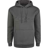 DRAKE Men's The Back Eddy Embossed Solid Hoodie (DS2298)