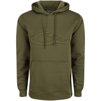 DRAKE Men's The Back Eddy Embossed Solid Hoodie (DS2298)